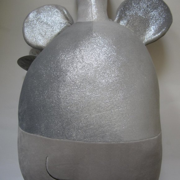 Disney 100 Steamboat Willie 21" Mickey Squishmallows Glitter Silver - Picture 2 of 4